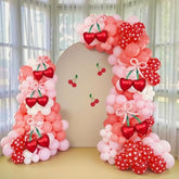 Valentines Day Balloon Arch Garland Kit, Red Pink Cherry Balloons For Valentines Day Party Decorations Bachelorette Wedding Engagement Party Supplies