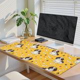 Cute Dog Gaming Mouse Pad, 31.5"×11.8" Extended Desktop Puppy Mouse Pads For Keyboard Laptop Computer, Large Desk Mat With Stitched Edges For Work Office Desk Decor (Funny Shih Tzu)