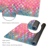 Extended Big Mouse Pad Large, Xxl Gaming Mousepad Desk Pad, 35.1X15.7 Inch Long Computer Keyboard Mouse Mat Stitched Edge Non-Slip Desk Decor For Home Office, Pink Scale