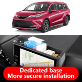 Car Phone Holder Center Console Organizer For Toyota Sienna 2025 2026?12.3-inch Screen?Not Fit LE 8-inch Screen? Auto Accessories Navigation Bracket