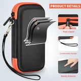 Case Compatible With Simo Solis Go 4G Mobile Hotspot Wifi Power Bank, Portable Wifi Hotspot For Travel Storage Holder Bag With Mesh Pocket For Charger Usb Cable & Accessories (Box Only) - Black