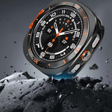 Metal Cover Compatible with Galaxy Watch Ultra Case 2025/2024, 2 in 1 Protective Rugged Bumper with Back Frame for Galaxy Watch 47mm