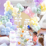 Baby Blue Latex Balloons (105 Pcs): Baby Shower, Birthday Party Decor