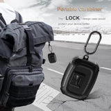 Beats Studio Buds/Bud Plus Case Cover with Lock Clip, Rugged Shockproof Protective Hard Skin for Men and Women, Includes Carabiner and Cleaner Pen, Black