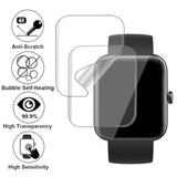 Screen Protector Compatible With Bw02 Biggerfive 1.8” Smart Watch, Soft Tpu, 4-Pack, Full Coverage, Bubble Self-Healing