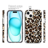 Case Compatible With Iphone 15 Plus Case 6.7, Luxury Sparkle Translucent Clear Leopard Cheetah Print Pearly Design Soft Silicone Slim Tpu Protective Phone Case Cover For Girls Women (Bling)