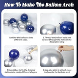 Blue And Silver Birthday Party Decorations, Blue Silver White Foil Balloons Happy Birthday Banner Fringe Curtains For 16Th 18Th 21St 24Th 32Th 40Th 50Th 60Th Birthday Decorations For Men