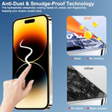 Iphone 16 Pro Max Screen Protector, 6.9-Inch Tempered Glass, 9H Hardness, 2-Pack With Installation Kit?Automatically Removing Dust And Air Bubbles