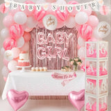 Pink Baby Shower Decorations All-in-One Jumbo Party Set for Girls