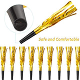 48pcs Gold Glitter Noise Makers Metallic Party Blowers for Events and Parties
