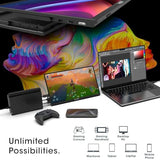 Portable Monitor 15.6-Inch Fhd 1080P, 45W Reverse Charging Usb-C Mini-Hdmi Gaming Monitor Ips Display Built-In Speakers, Second Display 180° Kickstand For Laptop Pc Phone Mac Xbox Ps4/Ps5 Switch
