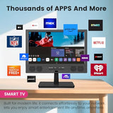14 Inch Small Smart Tv Hd Led, Small Portable Smart Tv With Built-In App, Digital Atsc Tuner,Hdmi/Usb/Av Inputs, Small Smart Television For Kitchen,Bedroom,Rv,Camper