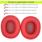 Replacement Ear Pads Compatible With Jbl Tune 700Bt 700Btnc 710Bt 750Bt 750Btnc 760Btnc Headphones Made Of Soft Protein Leather And Memory Foam, Replacement Ear Pads For Repair Accessories (Red)
