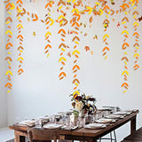 52 Ft Fall Party Decorations Autumn Leaf Garland Streamer Orange Yello