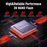1Tb Nvme Pcie 4.0 Ssd, Up To 7,400Mb/S Read & 6,500Mb/S Write, 3D Nand, Graphene Heatsink, M.2 2280 Gen4X4 Internal Ssd For Ps5, Gaming Laptop, Pc, Desktop Workstations