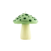 Mushroom Candle(Green)-Unscented Soy Wax Jar Candle For Mushroom Decor