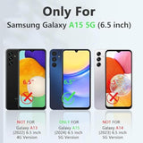 Battery Case For Galaxy A15, Enhanced 10000Mah Portable Protective Wireless Charging Case Support Carplay Compatible With Galaxy A15 (6.5 Inch) Rechargeable Extended Battery Charger Cover - Black