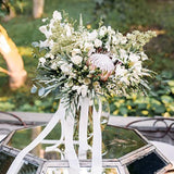 2Rolls/50Yards 1" White Satin Ribbon, White Ribbon For Crafts Gift Wra