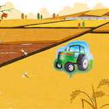 Tractor Balloon Jumbo Tractor Shaped Aluminum Foil Mylar Balloons For Farm Themed Party Birthday Baby Shower Decoration Supplies 25.5 X 25 Inch 3Pcs