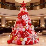Christmas Balloon Arch Kit Red Pink White Gold Confetti Party Decor