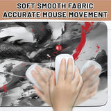 Xxl Dragon Mouse Pad - Black And White Dragon Mouse Pad, Eetended Gaming Mousepad, Xxl Anime Gaming Keyboard Mat, Large Extended Desk Mat For Keyboard And Mouse, 15.7”X 35.4”