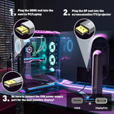 Active Hdmi To Displayport Cable (4K 60Hz,1080P 120Hz) Uni-Directional Hdmi 2.