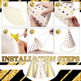 120pcs New Year 2026 Party Favors Hats Tiaras Necklaces Noise Makers