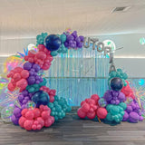 Pink Blue Purple Balloons, Pink And Purple Balloon, Teal Blue Hot Pink Metallic Purple Balloons Gold Confetti Balloon For Gilrs Birthday Baby Shower Party Wedding Bridal Shower Decorations