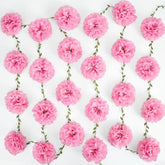 Pink Tissue Paper Flowers Pom Pom Spring Garland ?2Pcs? Hanging Decor Pink Party Decorations For Women Girls Birthday Bachelorette Baby Shower Wedding Party Supplies