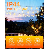 100 Led Star String Lights, 33Ft Plug In Fairy String Lights Waterproof, Extendable For Indoor, Outdoor, Wedding Party,