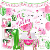 One In A Melon Party Decorations, Watermelon First Birthday Party Supp