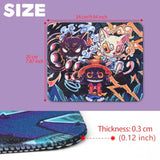 Cute Anime Mouse Pad 7.87 X 9.44 In, Anime Cat Mouse Pad With Non-Slip Rubber Base And Stitched Edge For Desk Computers Laptop Office