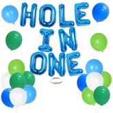 Golf 1St Birthday Party Decorations With Blue Hole In One First Birthd