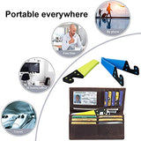 10 Pack Foldable Small Phone Stand For Desk, Pocket Portable Kickstand, Colourful Cell Phone Travel Mount Compatible With Universal Iphone Ipads Android