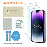 Screen Protector For Iphone 14 Pro Max Blue Light Screen Protector 6.7Inch. Anti Blue Light Tempered Glass Film For Iphone 14 Pro Max 3 Pack