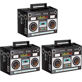Novelty Boom Favor Boxes 80S Boombox Decorations 1980S Theme Decorations Boom Box Party Favors Hip Hop Party Prop Radio Decor For Retro Hip Hop Theme Party(6 Pieces)