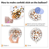 Happy Halloween Banner with Spider Balloons Black Orange Latex Balloons Party Decorations