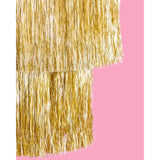 Gold Fringe Tinsel Chandelier | 16" | Bachelorette Party Decorations, Birthday Photo Booth Supplies, New Years Eve Decor, Hbd