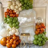 Fall Balloon Arch Kit: Burnt Orange, Green & Gold Thanksgiving Decor