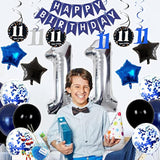 11Th Birthday Decorations For Boys Girls - Navy Blue Birthday Decorati