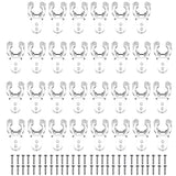 100 Pieces 1/2 Inch Led Rope Light Clips Holder With 200 Pieces Screws Clear Pvc Mounting Rope Light Clips For Christmas Hanging Outdoor Wall Mount Led Light