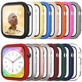 16 Pack Case For Apple Watch Series Se 2022/6/Se/5/4 44Mm With Tempered Glass Screen Protector, Shockproof Hard Pc Scratch Resistant Bumper Protective Cover Compatible With Iwatch 44Mm