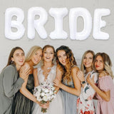 40 Inch Large White Bride Balloons Giant Jumbo Helium Foil Mylar Bride Banner For Wedding Marriage Bridal Shower Engagement Party Decorations And Supplies