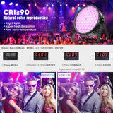 54 * 4W High Cri Par Light, Cri/Ra>90 Rgbw 4 In 1 Ultra-Bright Led Stage Light,Up To 5500 Lm Party Lighting, Party Disco Dj Lights For Photography Video Wedding Show, 1 Pack