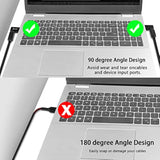 90° Angle Usb3.1 Male To Usb C Male Charging Adapter 10Gbps Usb3.1 Plug To Usb