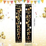 2 Pieces 85Th Birthday Party Decorations Cheers To 85 Years Banner Por