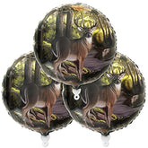 Camo Deer Mylar Balloons: Hunting Party Decorations - Set of 3