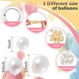 Bubble Clear Balloon 120 Pieces Transparent Round Latex Balloon Diy Ba