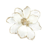 12 Pcs Christmas Tree 10.6 Inches Fake Flower Artificial Flowers Xmas New Year Floral Diy Wedding Party Bouquets Decor