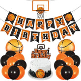 Basketball Birthday Party Decorations – Slam Dunk Banner, Cake Toppers & Photo Props for All Ages